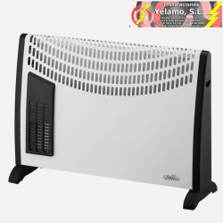 CONVECTOR FALLA 2000W BLANCO 3POTENCIAS FUNCIÓN TURBO PROTECC.SOBRECALENTAMIENTO, ASA, TERMOST.REG. 48x68,5x20cm