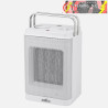 TERMOVENTILADOR CERÁMICO BRIBON 1500W BLANCO 2POTENCIAS 3FUNCIONES TERMOST.REG.ANTIVUELCO ASA 22,3x15x12,4cm