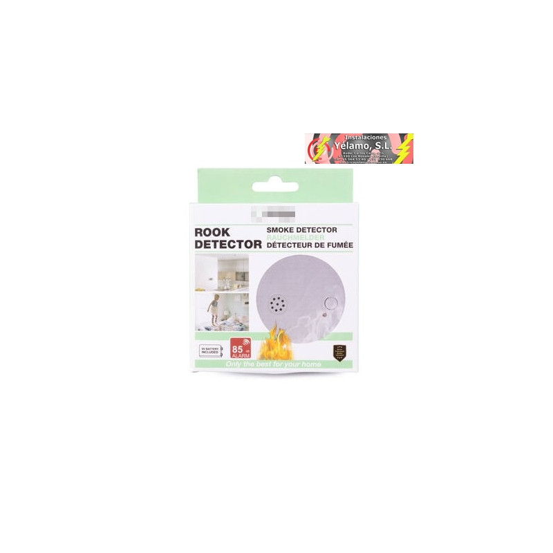 DETECTOR DE HUMO (PILA INCLUIDA)