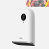 TERMOVENTILADOR PARED BAÑO ANDORRA 2000W BLANCO/NEGRO 3FUNCIONES DISPLAY C/REMOTO IP24 32,5x25x11,3cm