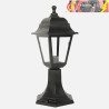 SOBREMURO EXTERIOR ALBAHACA 1xE27 NEGRO IP44 POLICARBONATO 41,5x16,5D