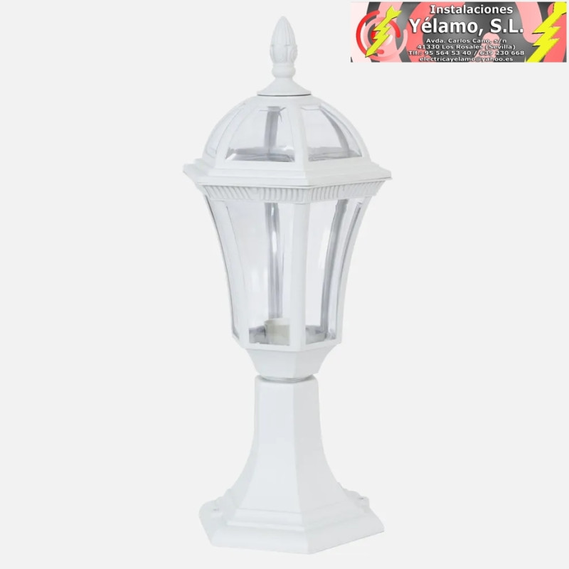 SOBREMURO EXTERIOR COMINO 1xE27 BLANCO IP44 POLICARBONATO 47,6x17,6x17,6cm