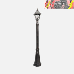 FAROLA EXTERIOR ALUMINIO BOOTES 1xE27 MARRÓN IP44 220x18x18cm