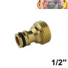 CONECTOR GRIFO 1/2'' MACHO LATÓN