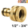 CONECTOR GRIFO 1/2'' - 3/4'' HEMBRA LATÓN