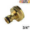 CONECTOR GRIFO 3/4'' HEMBRA LATÓN