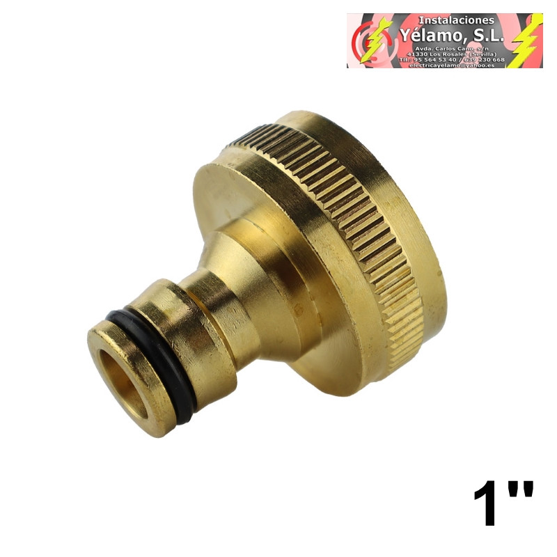 CONECTOR GRIFO 1'' HEMBRA LATÓN