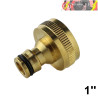 CONECTOR GRIFO 1'' HEMBRA LATÓN