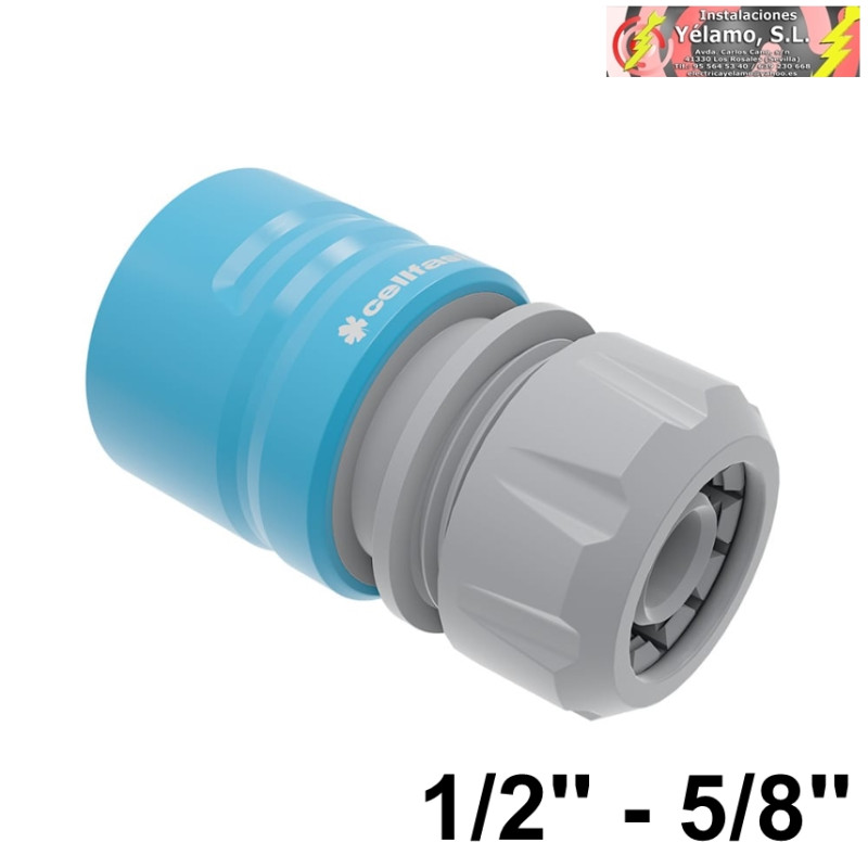 CONECTOR RÁPIDO MANGUERA Ø15mm PLÁSTICO