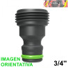 CONECTOR GRIFO 3/4'' MACHO PLÁSTICO