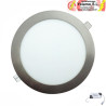 DOWNLIGHT LED 12W REDONDO EMPOTRAR NIQUEL 6500K
