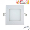 DOWNLIGHT LED 12W CUADRADO EMPOTRAR BLANCO 6500K