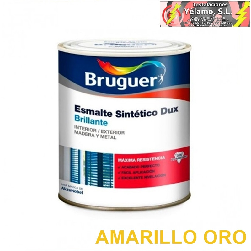 ESMALTE BRUGUER AMARILLO ORO 750ml