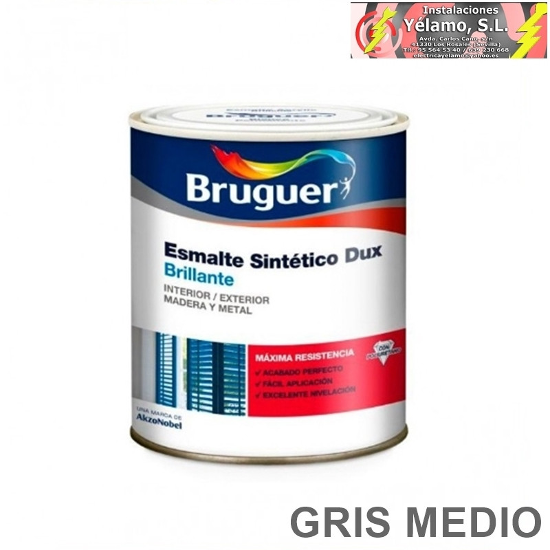 ESMALTE BRUGUER GRIS MEDIO 250ml