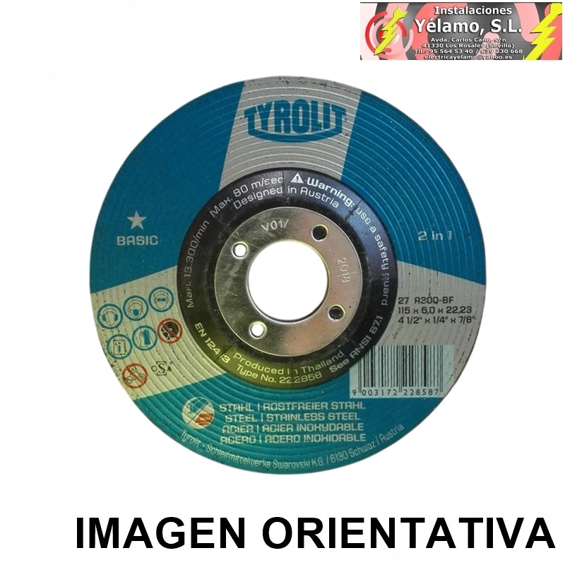 DISCO RADIAL DEBASTE 115mm