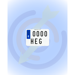 MATRÍCULA TRIAL 132x96mm (1...