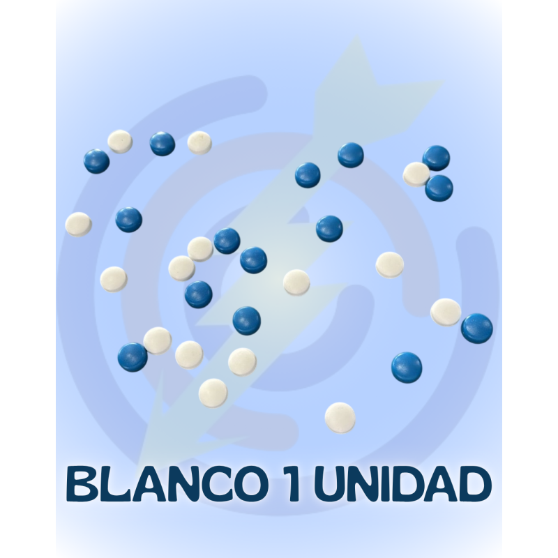 TAPÓN EMBELLECEDOR MATRÍCULA COLOR BLANCO (1 UNIDAD)