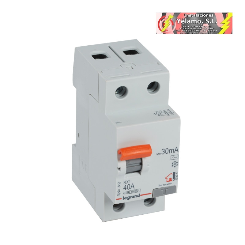 DIFERENCIAL 2 x 40A DOMÉSTICO LEGRAND