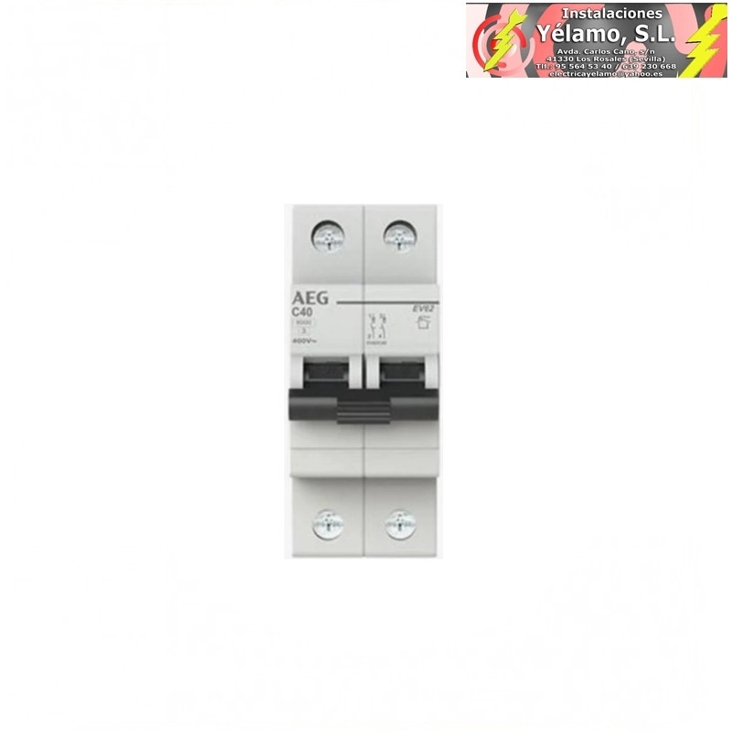 MAGNETOTÉRMICO 2 x 40A DOMÉSTICO AEG