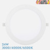 DOWNLIGHT LED 24W REDONDO EMPOTRAR BLANCO 3000-4000-6500K