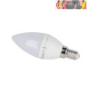 BOMBILLA LED 5W E-14 VELA 6400K