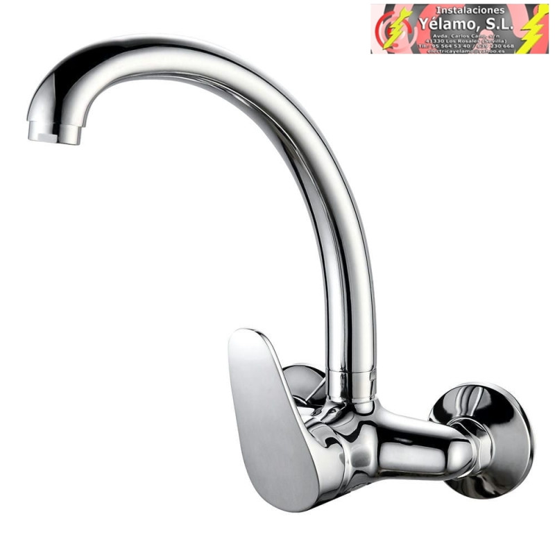 GRIFO FREGADERO PARED 2 AGUAS JAVA 15cm