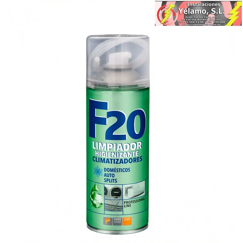 LIMPIADOR HIGIENIZANTE AIRE ACONDICIONADOS F20
