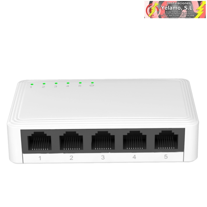 SWITCH 5 PUERTOS 10/100 MBPS