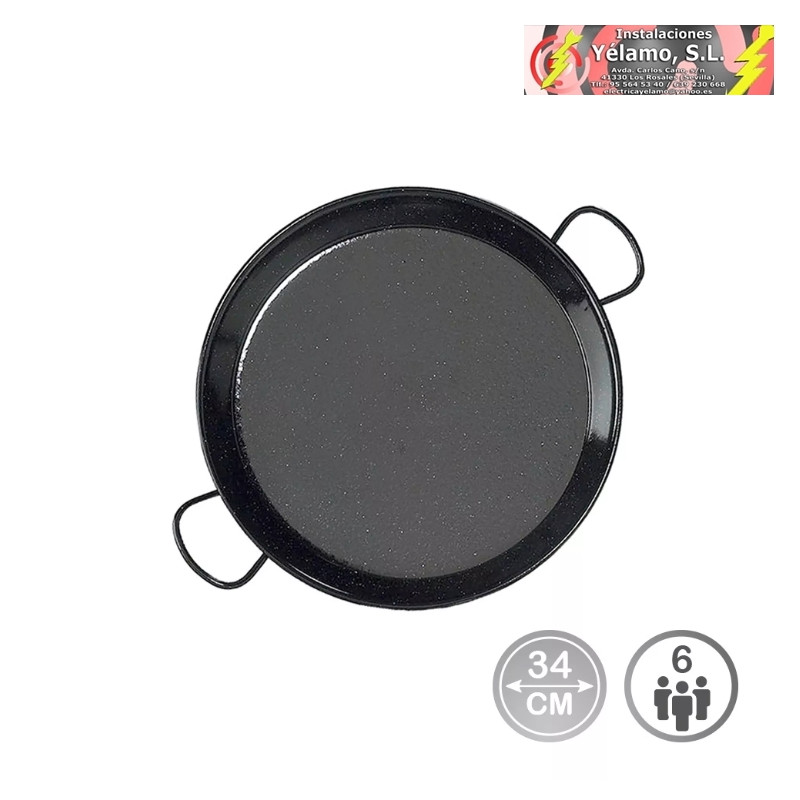 PAELLERA 34cm 6 PERSONAS
