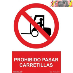 SEÑAL PROHIBIDO EL PASO DE...
