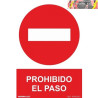 SEÑAL PROHIBIDO EL PASO