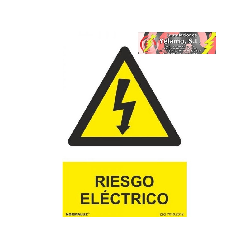 SEÑAL RIESGO ELÉCTRICO