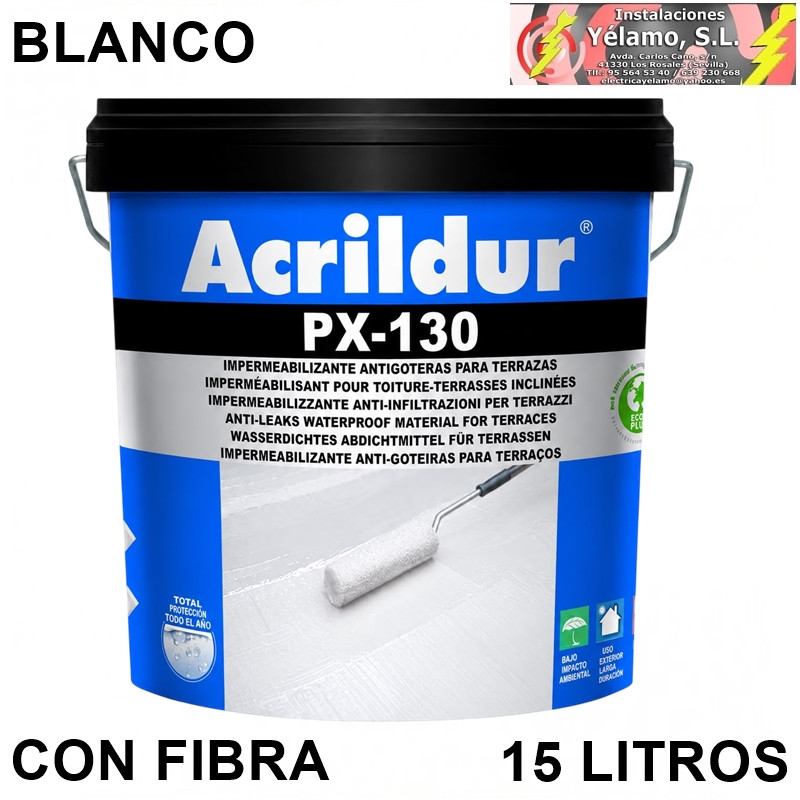 ANTIGOTERA BLANCA CON FIBRA 15 LITROS