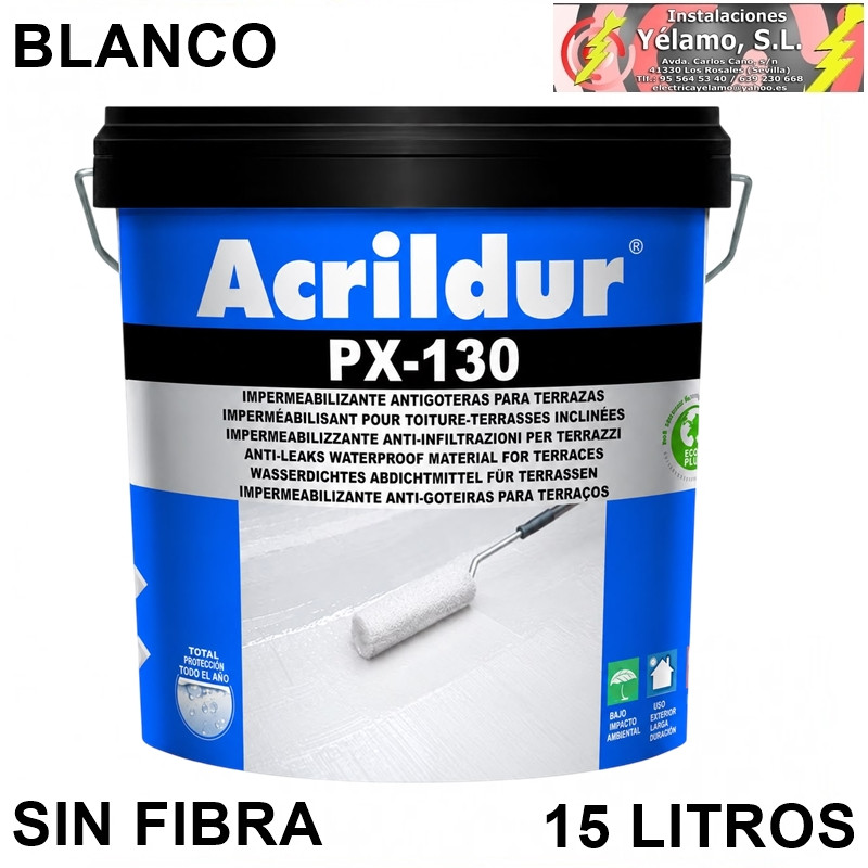 ANTIGOTERA BLANCA SIN FIBRA 15 LITROS